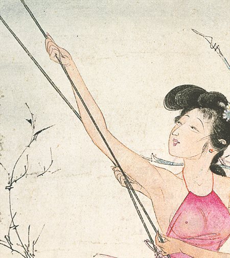 澧县-胡也佛的仕女画和最知名的金瓶梅秘戏图